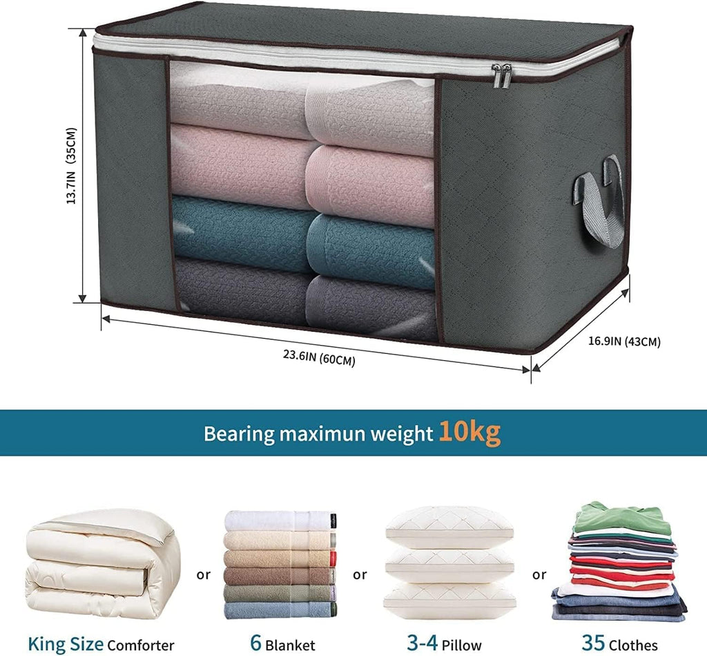 Large Capacity Bags Clothes Storage Organizers Foldable Durable