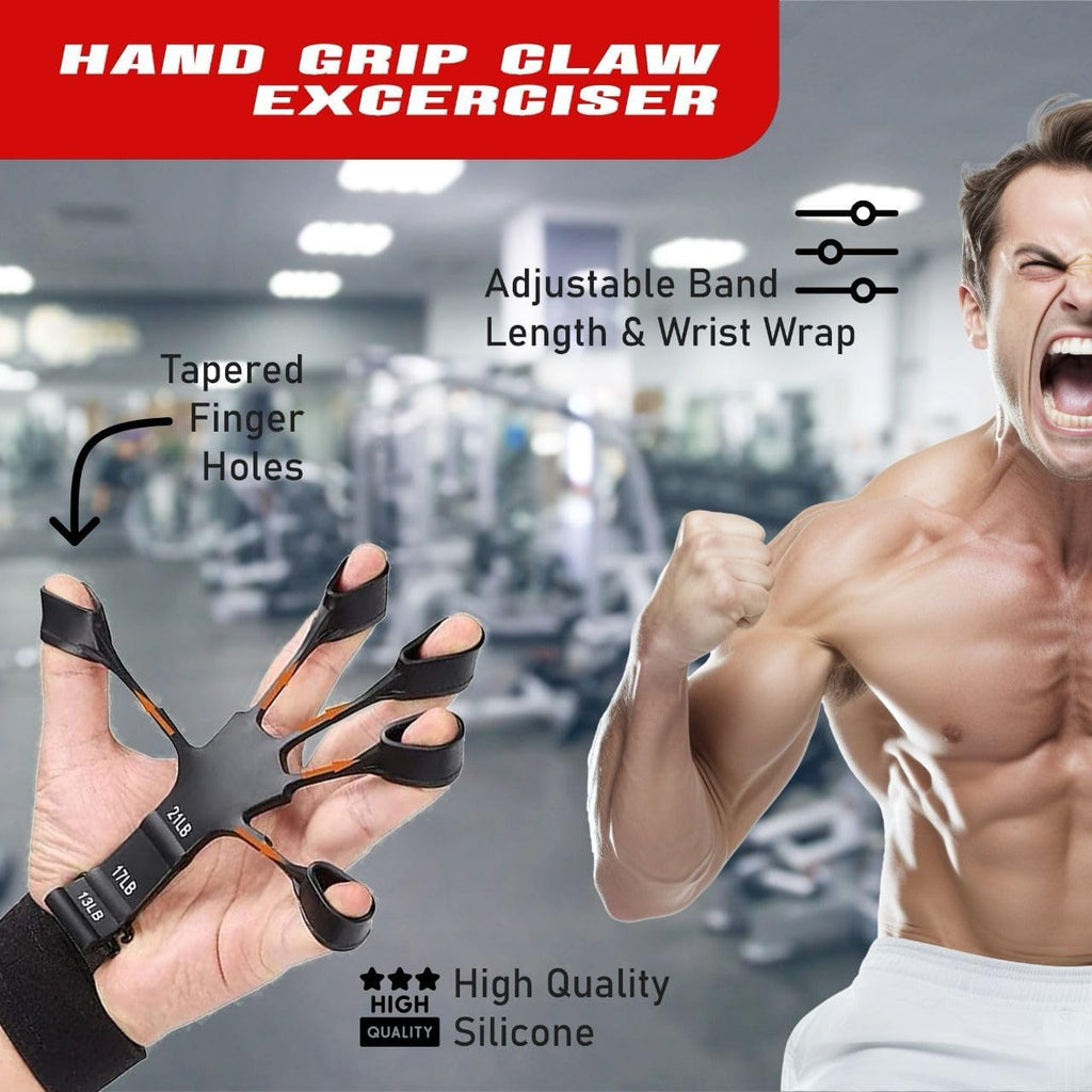 Boltix Grip Strength Trainer Kit with Finger Exerciser and Hand