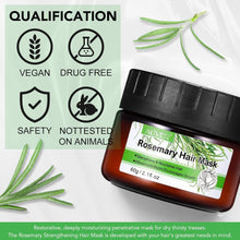 Load image into Gallery viewer, Rosemary Mint Hair Mask for Growth Moisture Strengthen Thicken Hair