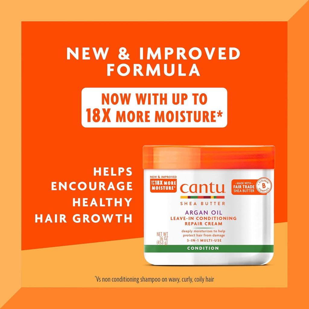 Cantu Argan Oil Leave in Conditioning Repair Cream