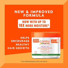 Load image into Gallery viewer, Cantu Argan Oil Leave in Conditioning Repair Cream