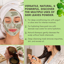 Load image into Gallery viewer, Bliss of Earth Sidr Powder for Hair and Skin Growth