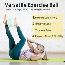 Load image into Gallery viewer, Pilates Ball Mini Exercise Ball for Pilates Yoga Core Training