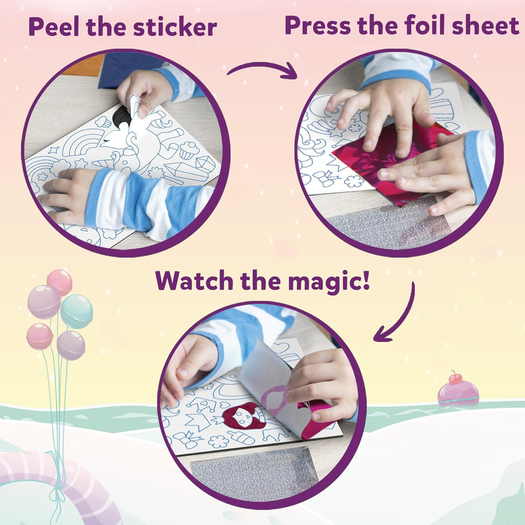 Skillmatics Foil Fun Unicorns Princesses Art Kits