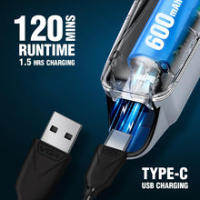 Load image into Gallery viewer, VGR Mens Cordless Hair Clipper Trimmer with Combs Silver