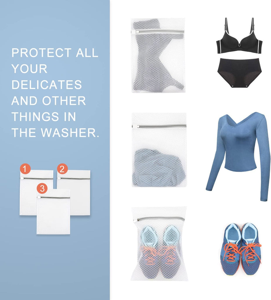 Durable Honeycomb Mesh Laundry Bags for Delicates