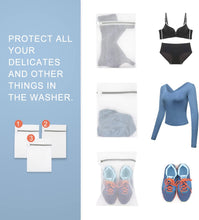 Load image into Gallery viewer, Durable Honeycomb Mesh Laundry Bags for Delicates