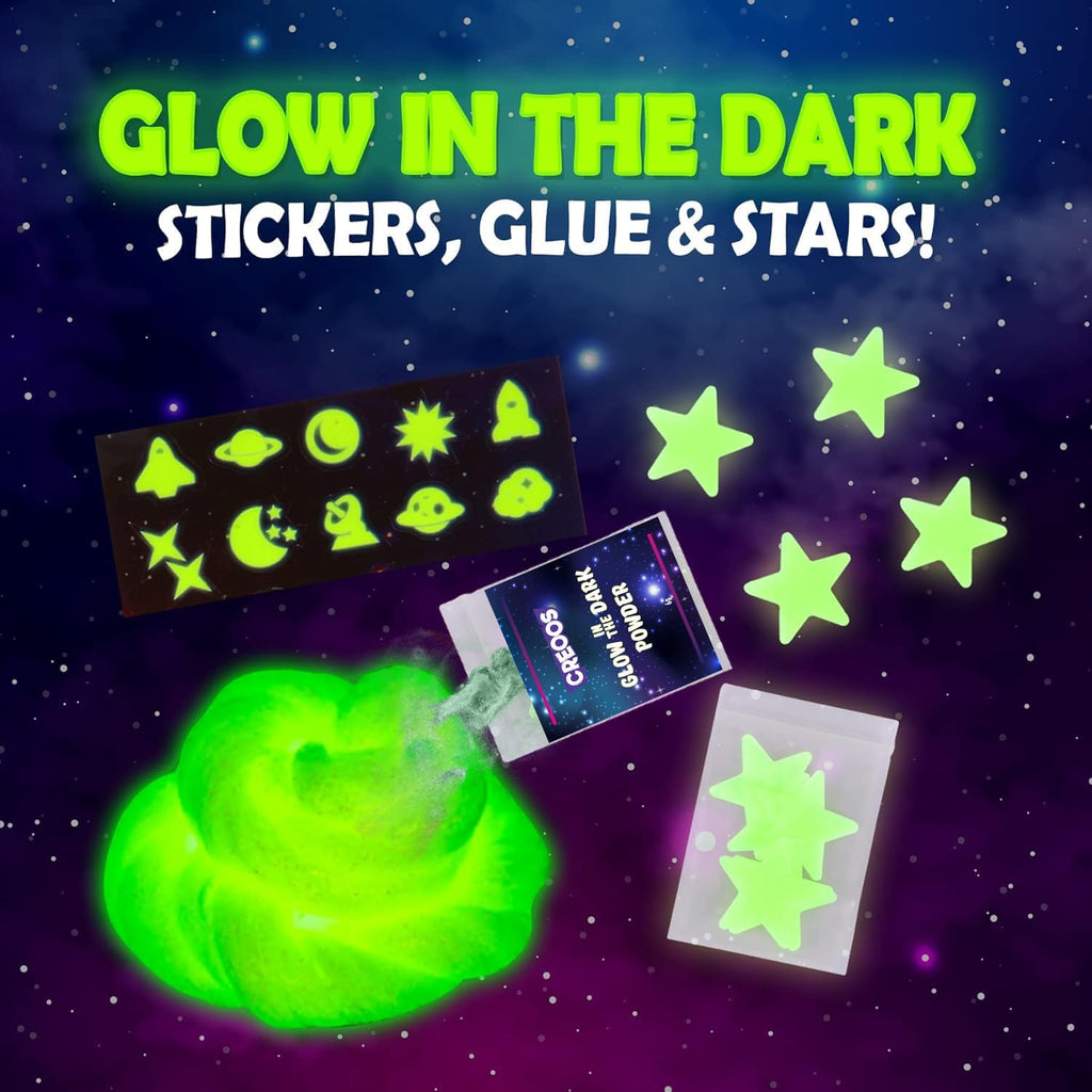 Galaxy Slime Kit Glow in Dark Slime Making Kits for Kids