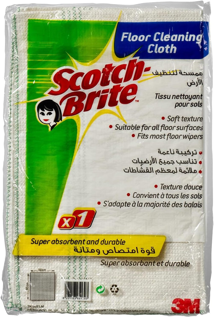Scotch-brite Floor Cleaning Cloth Multi-Purpose Cotton Soft