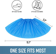 Load image into Gallery viewer, Disposable Non Slip Shoe Covers Indoors Waterproof Blue