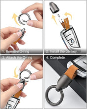 Load image into Gallery viewer, Car Key Chain Ring Clip Small Key Fob Accessory Zinc Alloy