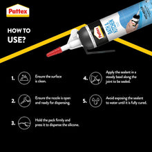 Load image into Gallery viewer, Pattex Sanitary Antimould Sealant for bathroom kitchen