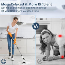 Load image into Gallery viewer, Cordless Electric Spin Scrubber with Brush Heads