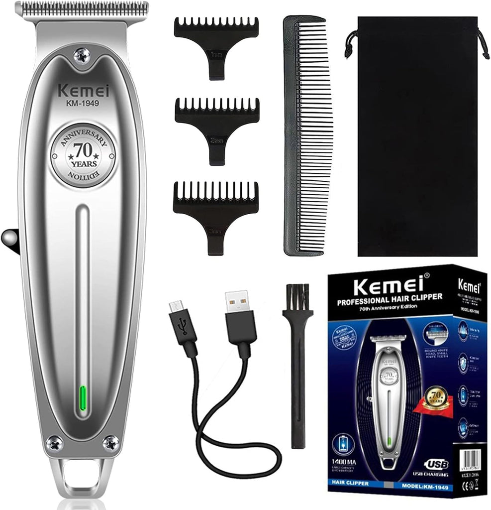 KEMEI Trimmer Professional Hair Clippers for Men Cordless