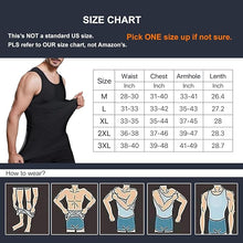 Load image into Gallery viewer, Mens Slimming Body Shaper Vest Compression Tank Top