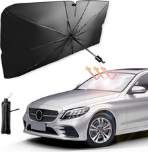 Load image into Gallery viewer, Car Windshield Sun Shade Umbrella UV Sunshade Block Cover Foldable