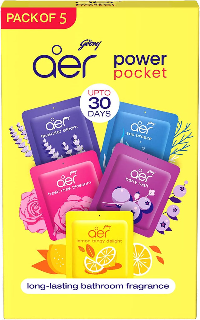 Godrej Aer Power Pocket Air Freshener Bathroom Toilet