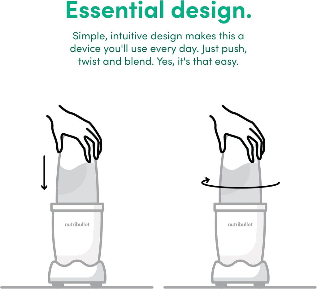 NutriBullet 600 Watts Multi Function Blender Mixer System
