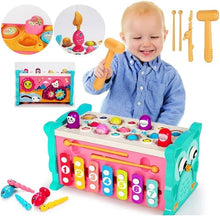 Load image into Gallery viewer, Toddler Activity Cube Baby Montessori Toy Fine Motor Skills