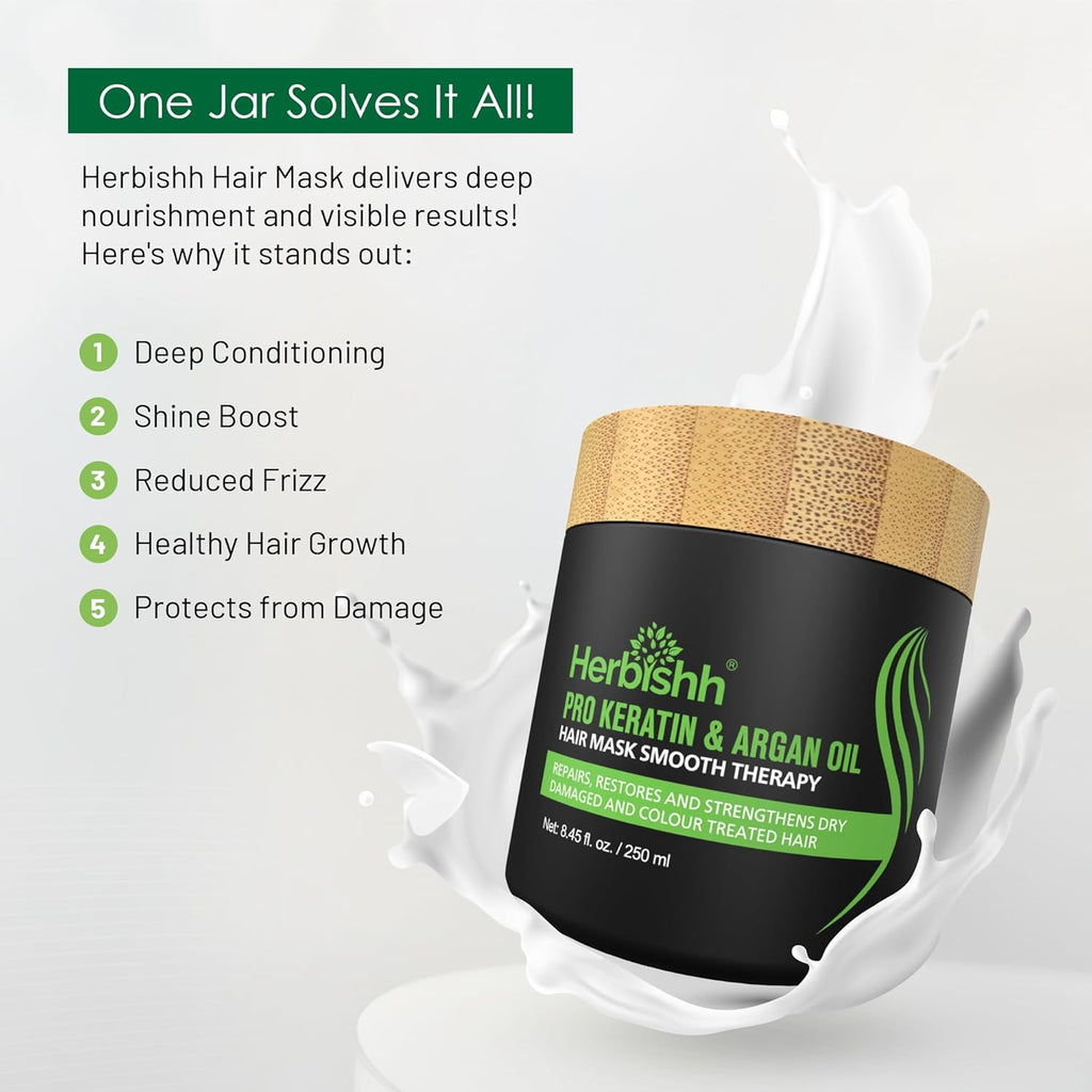 Argan Hair Mask Deep Conditioning Hydration For Dry Weak Hair