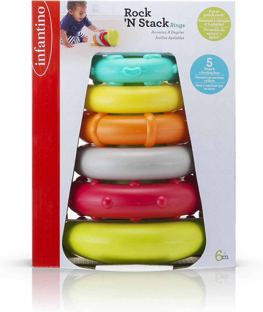 Infantino Rock N Stack Rings Toy