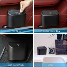 Load image into Gallery viewer, Car Trash Can Container With Waste Bags Leak Proof