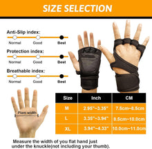 Load image into Gallery viewer, Ventilated Gym Workout Gloves Weight Lifting Gloves with Wrist Support