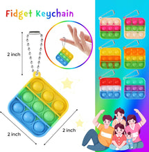 Load image into Gallery viewer, Kids Party Favors Fidget Toys Bulk Fidget Keychain Birthday