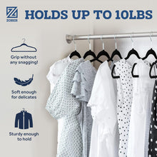 Load image into Gallery viewer, Non Slip Velvet Hangers Ultra Thin Space Saving Swivel Hook
