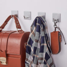 Load image into Gallery viewer, JS Heavy Duty Adhesive Hooks Stainless Steel Wall Hooks