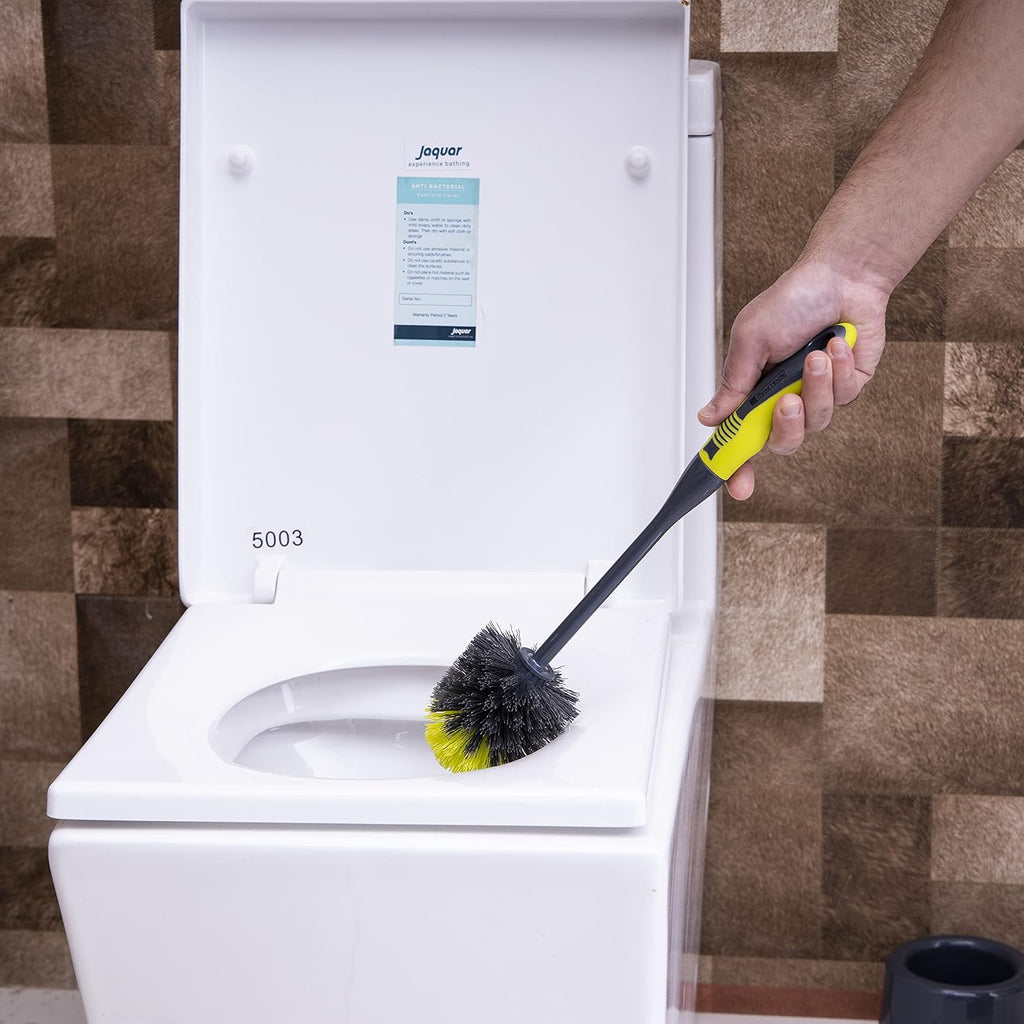 Toilet Brush with Holder and Comfortable Handle