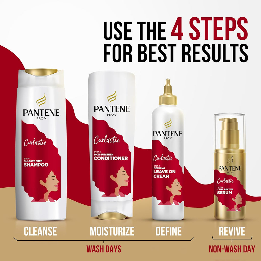 Pantene Pro V Curlastic Defining Anti Frizz Leave On Cream