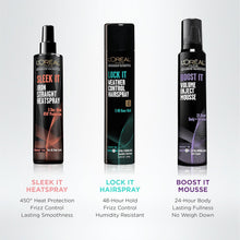 Load image into Gallery viewer, Loreal Paris Advanced Hairstyle Sleek It Iron Straight Spray