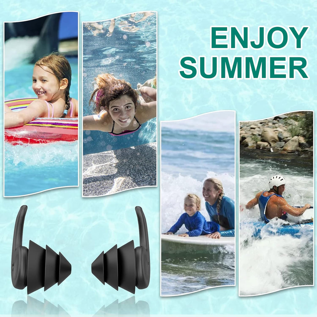 Swimming Ear Plugs Waterproof Reusable Silicone