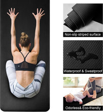 Load image into Gallery viewer, Yoga Mat Non Slip with Strap Included Exercise Mat
