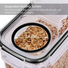 Load image into Gallery viewer, Vtopmart Cereal Container Set BPA Free Plastic Airtight Food Storage