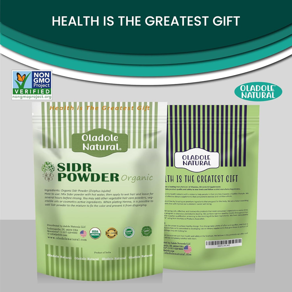 Natural Organic Sidr Powder for Hair and Skin Care