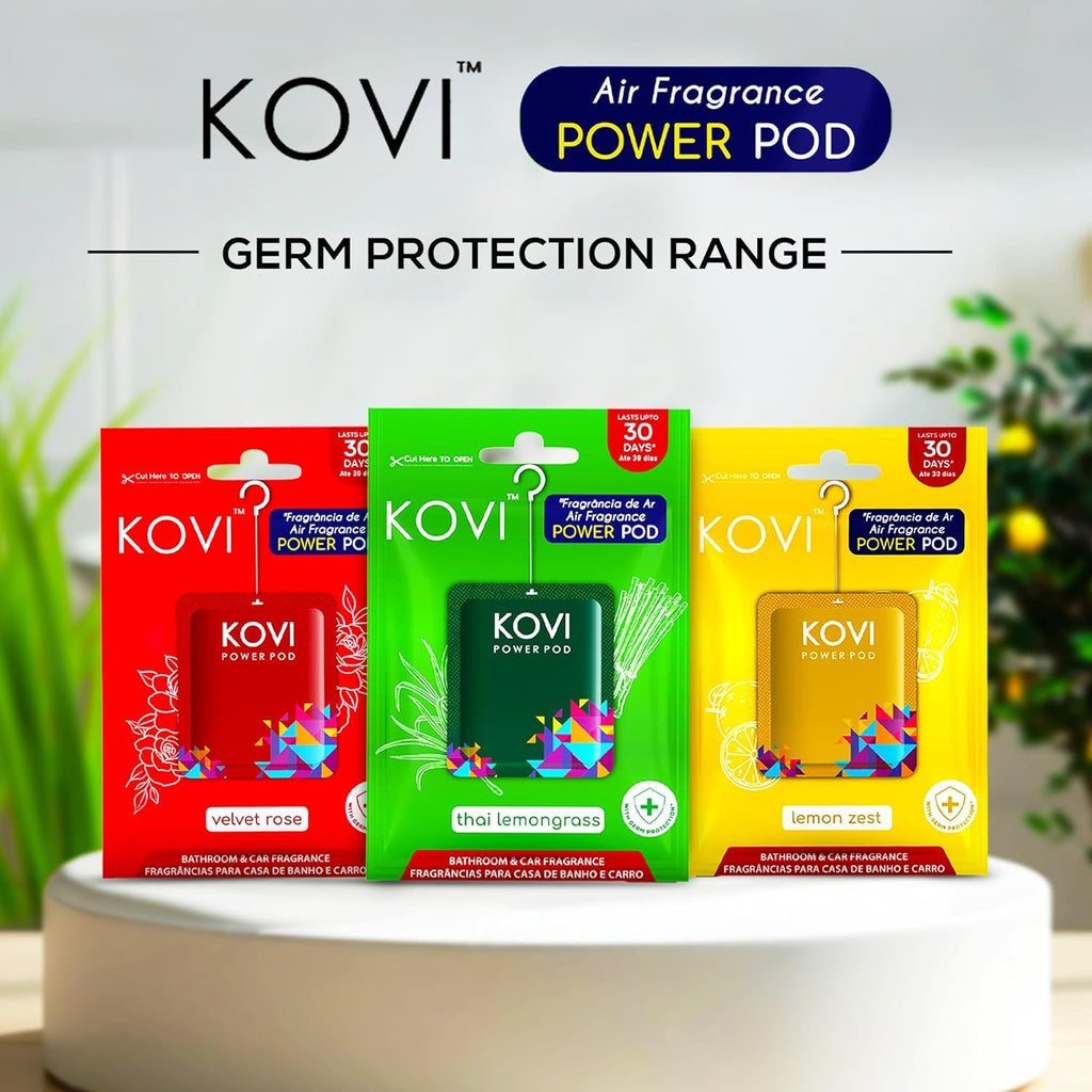 Air Fragrance Power Pods for Bathroom and Car Long Lasting