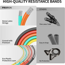 Load image into Gallery viewer, PROIRON Resistance Bands Set with Handles and Accessories