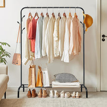 Load image into Gallery viewer, Multipurpose Clothing Garment Rack with Shelves and Storage
