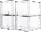 Vtopmart Stackable Storage Drawers Acrylic Closet Organizers