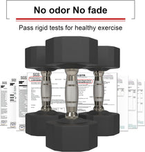 Load image into Gallery viewer, Rubber Dumbbells Steel Weights Set Home Gym Fitness Training