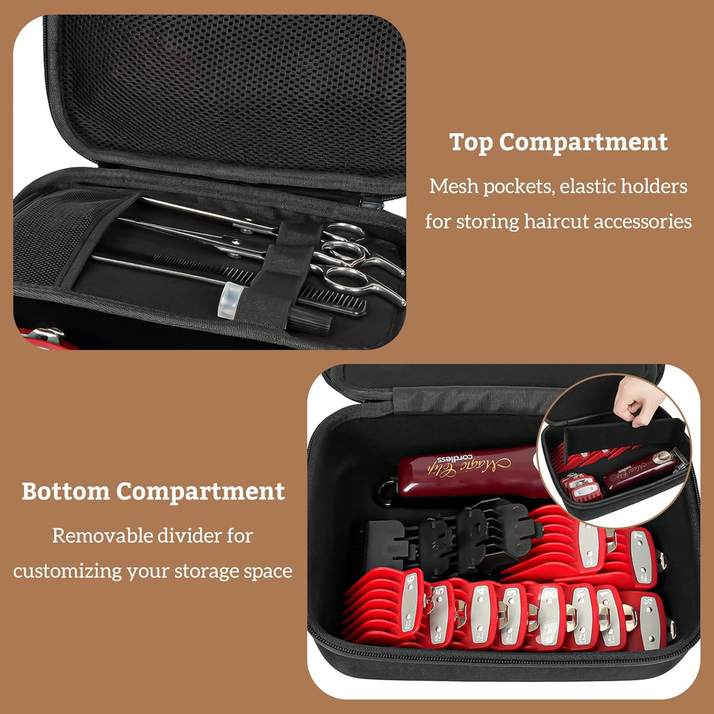 ProCase Hard Travel Case for Hair Clippers Barber Supplies Holder
