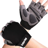 Gym Gloves Full Wrist Support Breathable Grip Fitness
