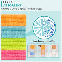 Load image into Gallery viewer, Microfiber Cleaning Cloth Multi Purposes Kitchen Towel Set