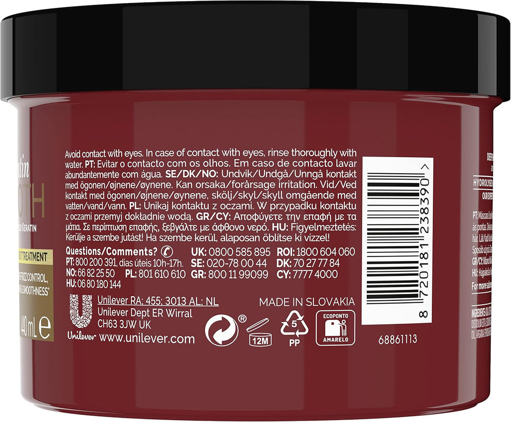TRESemmé Keratin Smooth Deep Smoothing Mask hair treatment