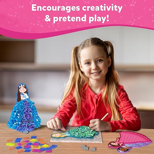 Skillmatics Poke-in Art Magical Princesses DIY Craft Kits