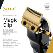 Load image into Gallery viewer, Wahl Professional Magic Clip Gold Hair Clipper