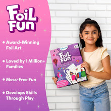 Load image into Gallery viewer, Skillmatics Foil Fun Unicorns Princesses Art Kits