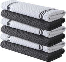 Load image into Gallery viewer, Premium Kitchen Towels 100 Cotton Absorbent Dish Towels